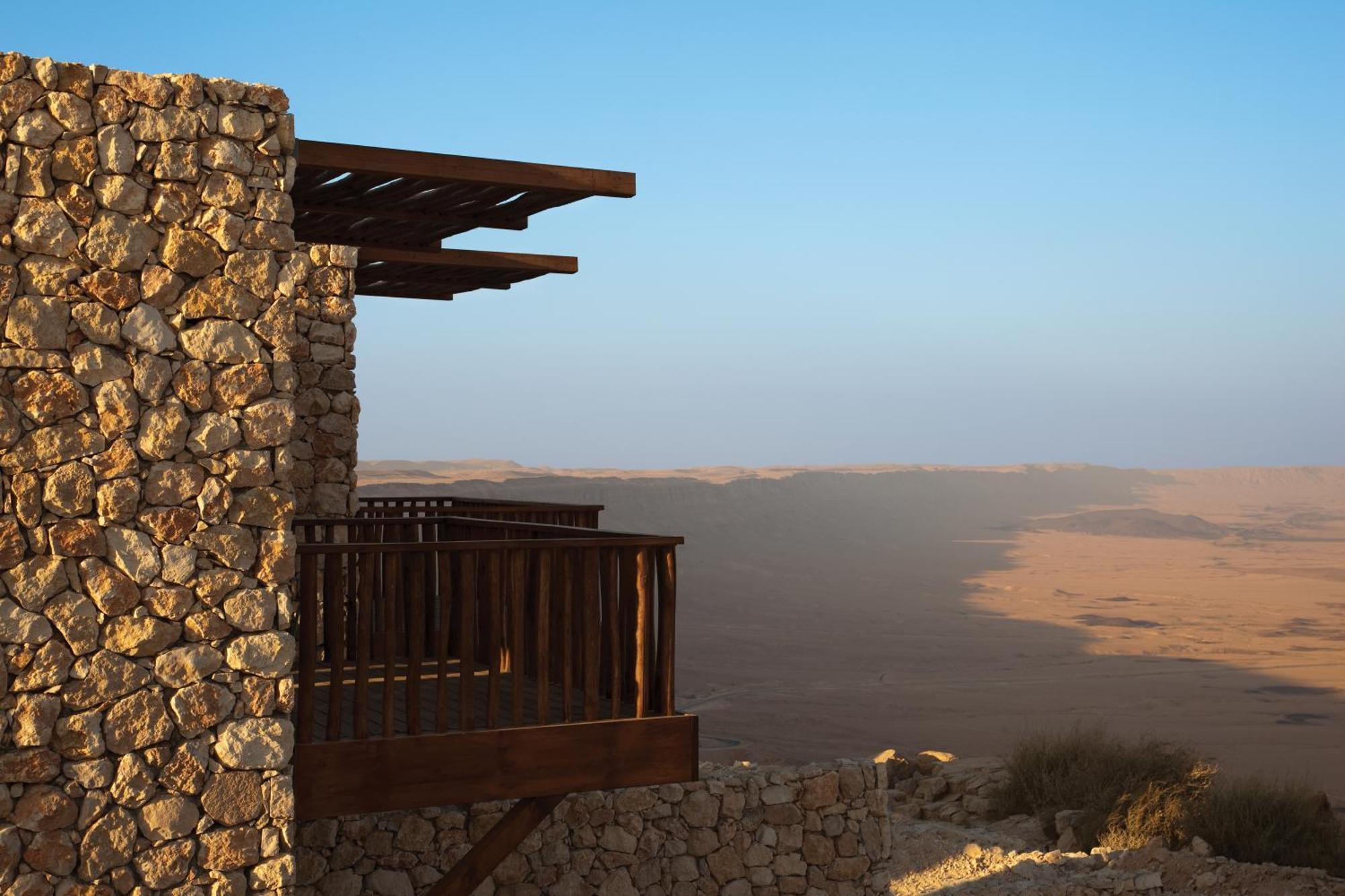 Beresheet By Isrotel Exclusive Mitzpe Ramon Esterno foto View from the desert camp