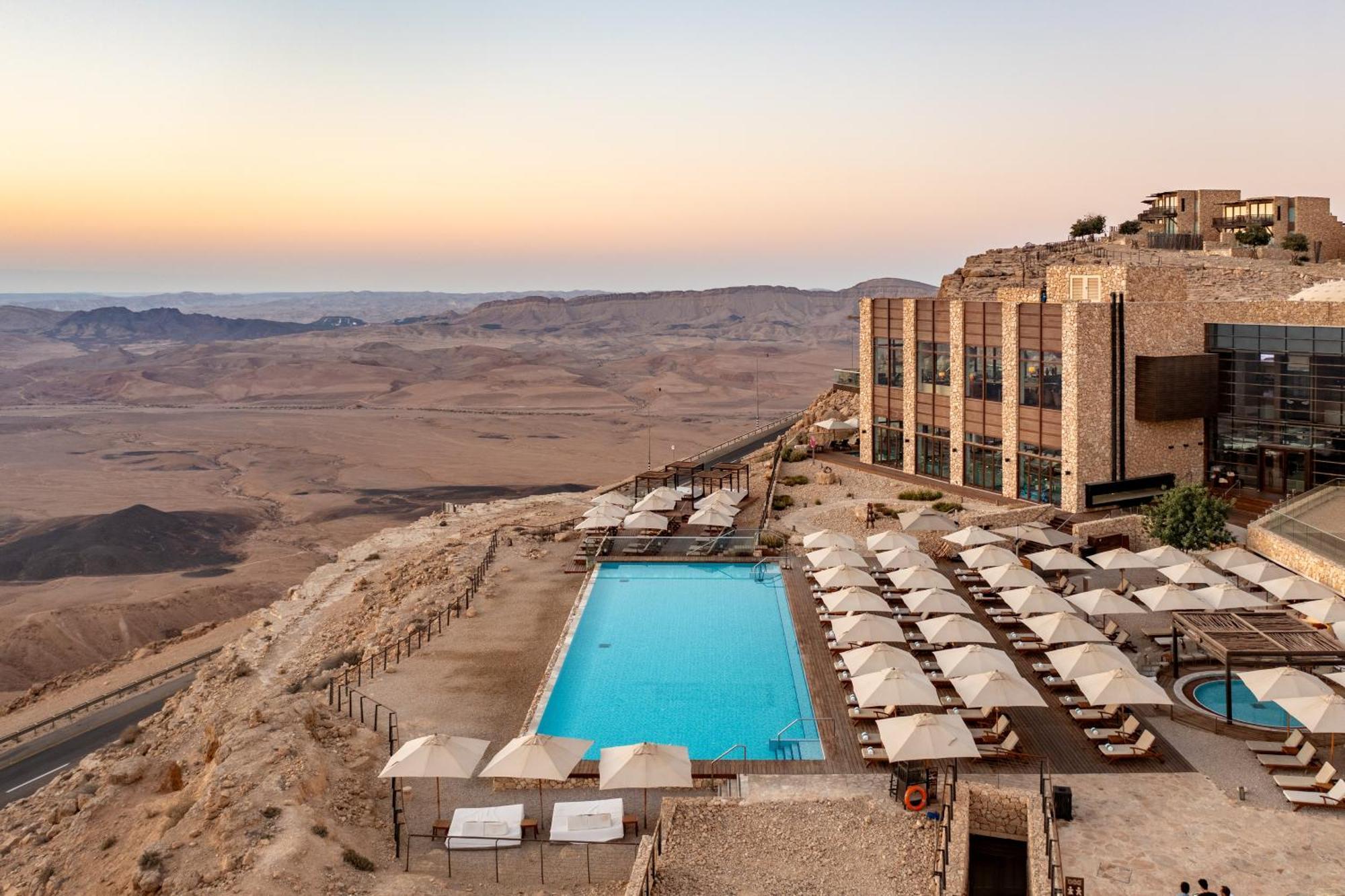 Beresheet By Isrotel Exclusive Mitzpe Ramon Esterno foto The view from the hotel