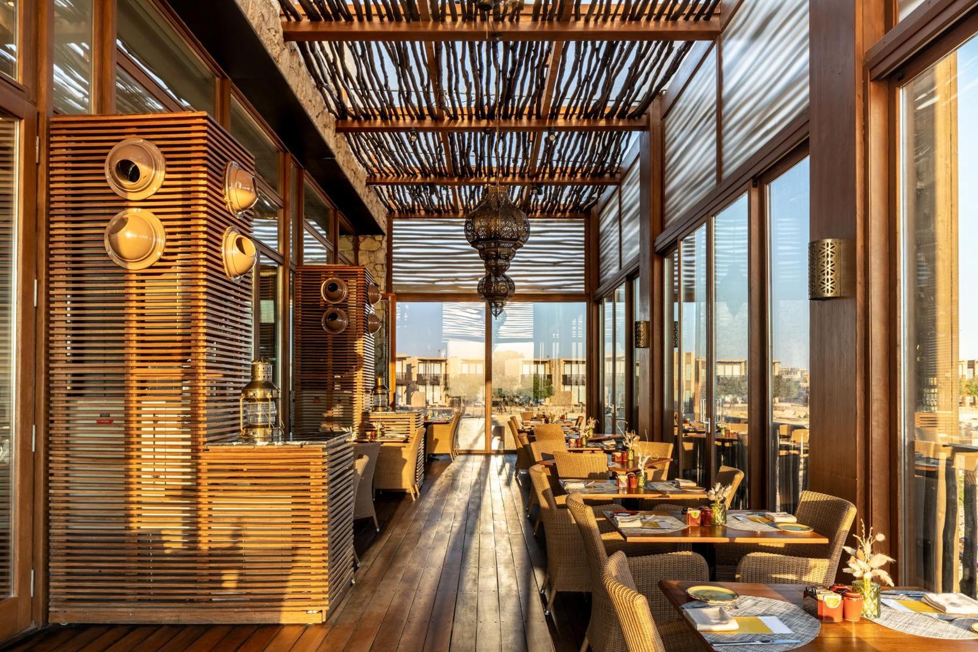 Beresheet By Isrotel Exclusive Mitzpe Ramon Esterno foto The interior of the restaurant