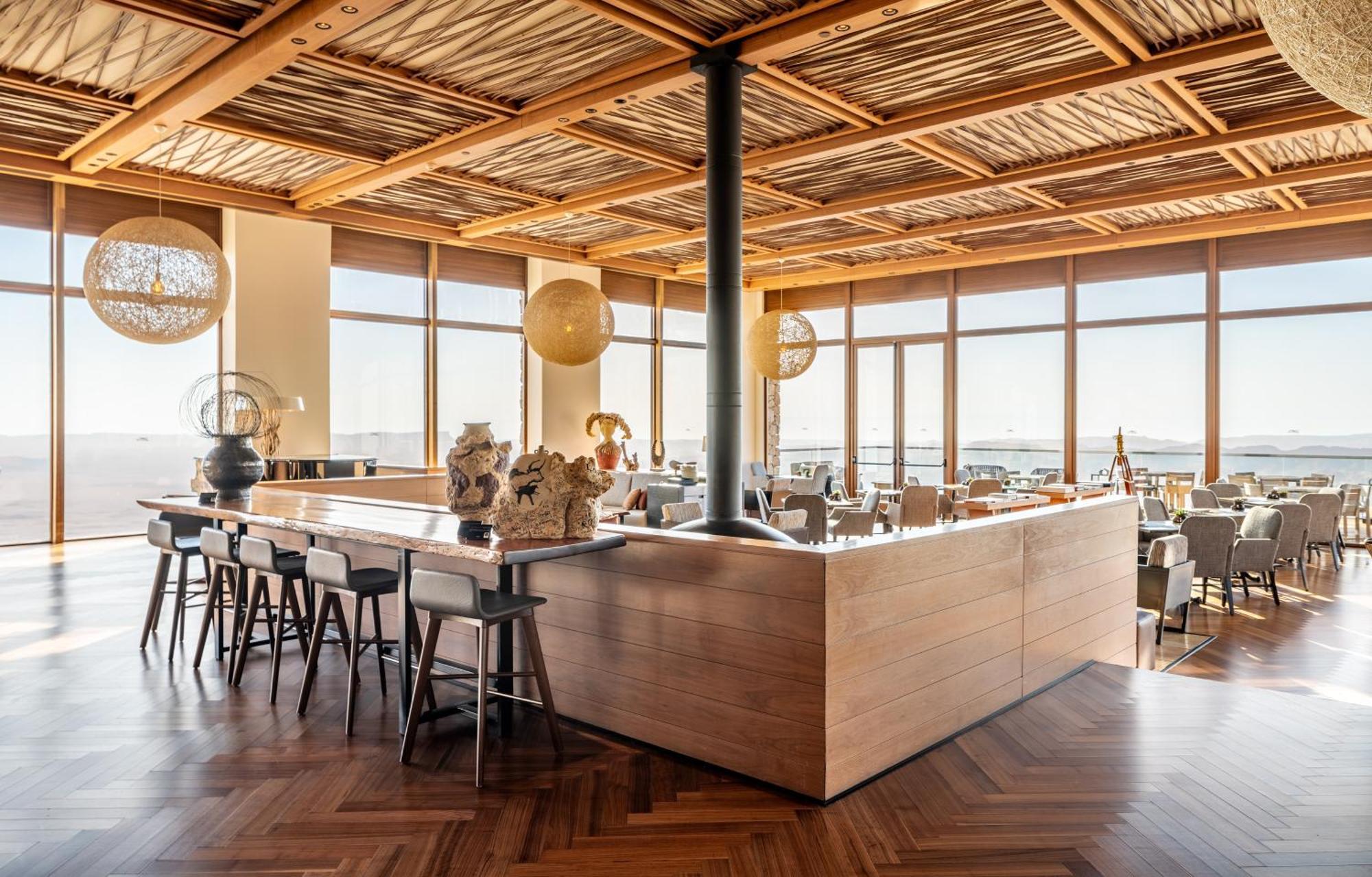 Beresheet By Isrotel Exclusive Mitzpe Ramon Esterno foto The restaurant